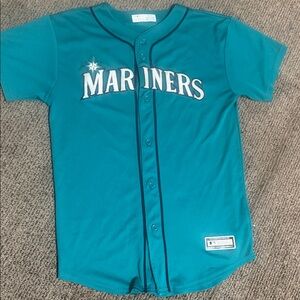 Seattle Mariners Ken Griffey Jr.Kids Teal Baseball Jersey